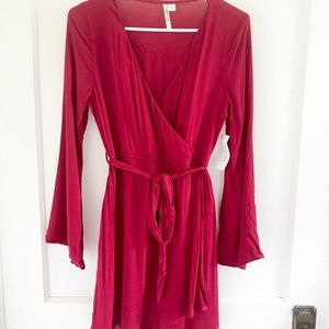 Red Francesca’s Wrap Dress